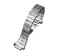 DKWOIS Compatible With Casio Farm Oak Watchband Metal Modified GM2100 GA2100 Ga2110 Bracelet Stainless Steel Watch Strap Men Accessories(Silver)