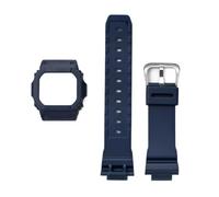 DKWOIS Compatible With Casio G-Shock DW-5030/GLX-5600/GW-M5610 Modified Watch Strap Protective Case Resin Bezel Band Replacement Kit Bracelet Tool(Matte Royal Blue,For 5610 series)
