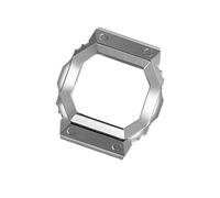 DKWOIS Compatible With Casio G-shock GX-56BB GXW-56 GX56BB GXW56 Modified Metal Watch Strap Bracelet Stainless Steel Case Men's Mod Kit Bezel Band(Silver case,For GXW-56)