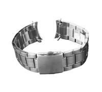 DKWOIS Compatible With Casio MDV106 Stainless Steel Curved End Strap MTP-1374 MTP-1375 MDV-106 Solid Metal Watchband Chain 22mm Men's Wrist Band(MDV-106 matte)