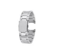DKWOIS Compatible With Casio MDV106 Stainless Steel Curved End Strap MTP-1374 MTP-1375 MDV-106 Solid Metal Watchband Chain 22mm Men's Wrist Band(1374 medium light)