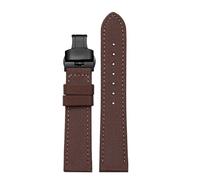 DKWOIS Compatible With Citizen BM8475 BM7140 Seiko Watch Band Waterproof Nylon Canvas Sports Outdoor Leather Strap Men's 20mm 22mm 23mm Green(Brown black Folding,22mm)