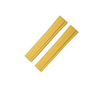 DKWOIS Compatible With Daytona Design Submariner CTS Rubber Watch Strap 20mm Quick Release Butterfly Buckle Watch Bands FKM Strap For Cut To Size(Yellow,20MMX18MM_NO BUCKLE)