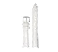 DKWOIS Cowhide Leather Notched 12x5mm 14x5mm Watchband Compatible With Gu-cci Watch Women's Style YA141401 YA141505 YA1415 Watch Strap GC Wristband(Silver Yellow,12mm-5mm)