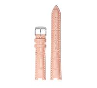 DKWOIS Cowhide Leather Notched 12x5mm 14x5mm Watchband Compatible With Gu-cci Watch Women's Style YA141401 YA141505 YA1415 Watch Strap GC Wristband(White Black,12mm-5mm)