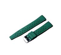DKWOIS FKM Watch Strap 20mm 22mm Tropical Quick Release Rubber Strap Smart Watch Band Compatible With Rolex Watch MAN Diving Waterproof Bracelet(Green,20mm)