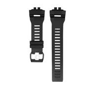 DKWOIS GBD-200 Men's Silicone Strap Sports Compatible With Casio GBD-200-1A GBD-200RD-4 Rubber Replacement Watchband Watch Accessories(Black black pin)