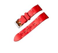DKWOIS Grade 20mm Fluororubber Watch Strp FKM Compatible With Hermes Strap Bracelets Man Woman Diving Waterproof Quick Release Watchband(Red Silver Buckle,20mm)