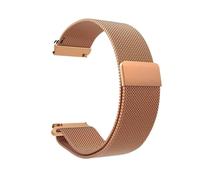 DKWOIS Milanese Mesh Band 20mm Compatible With Casio MTP M305 Stainless Steel Strap Bracelet Men Women Band MTP-M305 1183 V006 V001 Steel Strap(B rose gold)