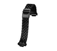 DKWOIS Modified Stainless Steel Watch Band Strap Compatible With Casio GA-100/110/120 GM-110/700 GA-700 DW-5600 Modified Metal Bracelet Men(3124-black)