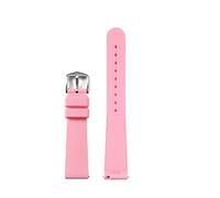 DKWOIS Quick Release Silicone Strap Compatible With Omega X Swatch Joint MoonSwatch Watchband 20mm Soft Waterproof Bracelet Accessories Wristband(Pink)