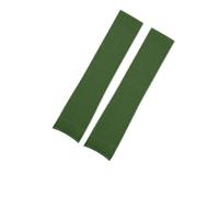 DKWOIS Rubber Watch Band Compatible With Longines Comcast Conquest Silicone Diving L3.742/644/781 642 Series Men's Watch Strap Chain 21mm Bracelet(Green no buckle)