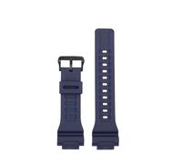 DKWOIS Silicone Watch Strap Compatible With Casio Small Square DW-291H DW-290 W-218H/219H A158 Modified Men Rubber Wrist Band Bracelet 18mm(Dark blue)