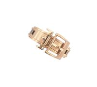 DKWOIS Spring Deployant Clasp 16mm 18mm Perfect Compatible With Hermes Compatible With Rolex Compatible With Cartier Patek Philippe Watch Repalcement Watch Band Clasp(Rose Gold 18mm)