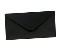 DL Black Premium Envelopes 100gsm - 110 x 220mm by Mayfair Crafts (30)