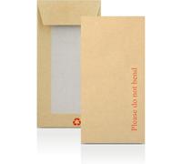 DL Board Backed AKAR Envelopes 220x110 mm Manilla Hardback Envelope ''DO NOT Bend'' Printed (Pack of 20)