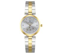 DL DreamLegend Perfume Watches for Womens with Small Aromatherapy Essential Oils Diffuser Ladies Watch Unique Stainless Steel Waterproof Analog Quartz Wristwatch, (PlumBlossom)Silver gold white