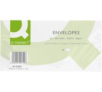 DL Envelopes Plain Wallet Self Seal 80Gsm White (Pack of 1000)