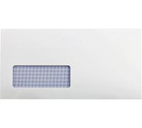 DL Envelopes Window Recycled Self Seal 100Gsm White (Pack of 500) KF3505