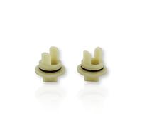 DL-PRO 2X Coupling for Mincer, Compatible with Bosch and Siemens Kitchen Machine - Spare Part 00418076 Compatible with Bosch Mincer (Replaces 00020470, 00028106), White, Plastic