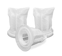 DL-pro 3 x Vacuum Cleaner Filter for Vorwerk Kobold VC100, Reusable, White