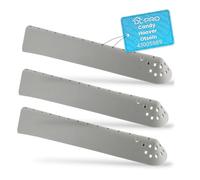 DL-PRO 3X Drum Paddle 31 cm Compatible with Candy Hoover Otsein 43005989 | Drum paddle grey, 31 x 6.1 x 4.2 cm, 31 holes, set of 3, compatible with Candy, Hoover and Otsein washing machines, 43005989