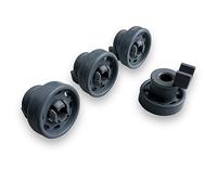 DL-pro 4 x Upper Basket Rollers for Bosch Siemens Neff AEG Bauknecht Whirlpool Ikea 424717 for Upper Dish Basket Dishwasher