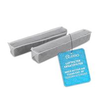 DL-pro Air Filter with Activated Carbon, Compatible with Miele 7236280, Replacement Filter for Factory-equipped Devices, Set of 2