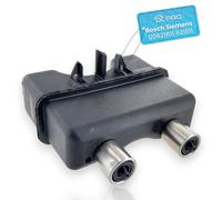 DL-pro Coffee Spout Distributor Double for Siemens Bosch EQ5 VeroCafe 00621811 621811 Coffee Machine Outlet Nozzle Black