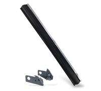 DL-pro Dishwasher Bottom Door Seal for Bosch Siemens 00668079, Küppersbusch 436645 - Black Rubber Apron Seal with Grey Caps - 550mm x 60mm x 15mm - Built-In Dishwasher Part