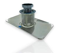 DL-pro Dishwasher Sieve System for Bosch Siemens 435650, Gray Plastic Built-In Dishwasher Sieve