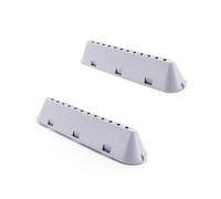DL-pro Drum Rib 22.5 x 5.3 x 4 cm for Indesit C00533119 C00268109 Whirlpool Bauknecht 482000023096 Carriage Rib 12 Holes for Washing Machine Washer Dryer (Pack of 2)