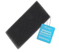 DL-pro Foam Filter 225 x 107 x 8 mm for Whirlpool Bauknecht 481010354757 Base Filter Sponge Filter Foam Filter on Heat Exchanger Dryer Tumble Dryer Washer (Pack of 1)