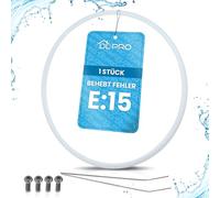 DL-pro Pump Pot Seal 182 mm Set for Error E15 in Siemens Bosch Neff Dishwasher Replacement for 12005744 12005317 Repair Kit Including Seal Wire Screws