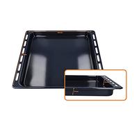 DL-pro Sheet Pan, 44.5 x 37.5 cm, Enamelled, High Black, Bauknecht Whirlpool Ikea Spare Part 481010764532