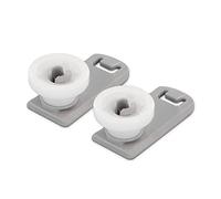 DL-pro Upper Basket Rollers Set of 2 Compatible with Miele 7649011 Replacement for Cutlery Drawer, Top Dish Rack, Dishwasher