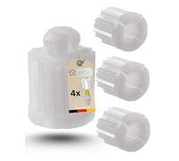 DL-pro WRENCH Locking bushings 1/2 inch, 3/8 inch, white, Plastic, Set of 4