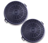 DL SERVICE 2 x Activated Carbon Filters Compatible with Dehflex AK01 Cooker Hood and Other Brands such as Whirlpool, Electrolux, Bosch, Kitchen Extractor, Ø 21 cm