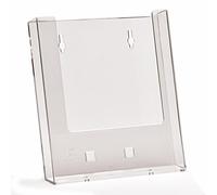 DL/TRIFOLD A5 A4 Wall Mount Leaflet Postcard Brochure Holders Menu Dispenser Displays (5, A5)