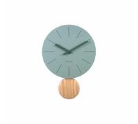 [DL] Wall Clock Arlo Pendulum Matt Jungle Green