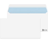 DL White Mailing Envelopes Self Seal for Posting mailing Home Office and Ecommerce (100)