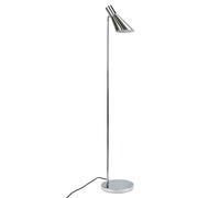 Dyberg Larsen DL12 floor lamp, chrome, height 139 cm, metal