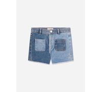 DL1961 Girls Lucy Blocked High Rise Shorts in Blue - Blue - 10 Yrs