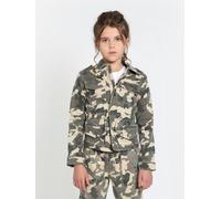 DL1961 Girls Rocco Camouflage Jacket in Green - Green - S (8 - 10 Yrs)