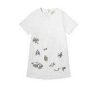 DL1961 KIDS Kiki Star Signs-embroidered dress - White S