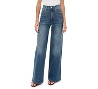 DL1961 Women's Hepburn Wide Leg High Rise Jeans, Oceanside (Ultimate), 26