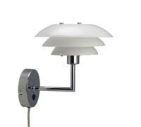 Dyberg Larsen DL20 Wall Lamp, 20 cm Diameter, Opal