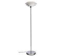 Dyberg Larsen DL31 floor lamp metal Ø 31 cm white