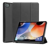 Dlahaby Case Compatible with Blackview Tab 7 Pro/Oscal Pad 10,Slim Smart Shell Flip Cover with Stand Function for Blackview Oscal Pad 10/ Tab 7 Pro 10.1 Inch Tablet,*Black