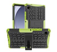 Dlahaby Case Compatible with Samsung Galaxy Tab A9 8.7 Inch 2023 (SM-X110/X115/X117),PC & TPU Silicone with Stand Protective Cover for Galaxy Tab A9,Green